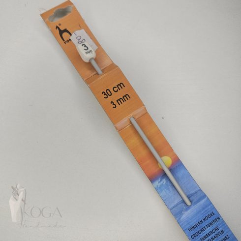 Poni tuniszi horgolótű 3 mm 30 cm