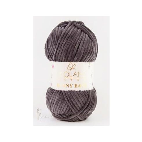 Wolans Yarns Bunny Baby 76 szénszürke