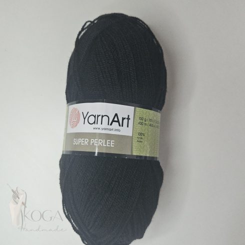 YarnArt Super perlee 30 fekete 