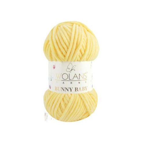 Wolans Yarns Bunny Baby 44 pasztell sárga