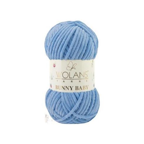Wolans Yarns Bunny Baby 50 pasztellkék