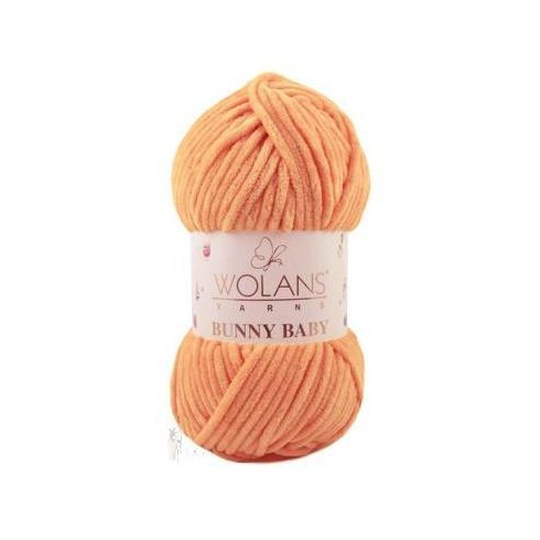 Wolans Yarns Bunny Baby 39 pasztell narancs