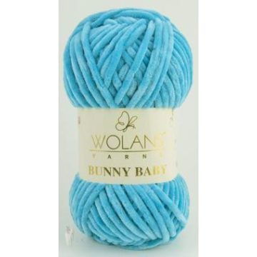 Wolans Yarns Bunny Baby 12 türkizkék