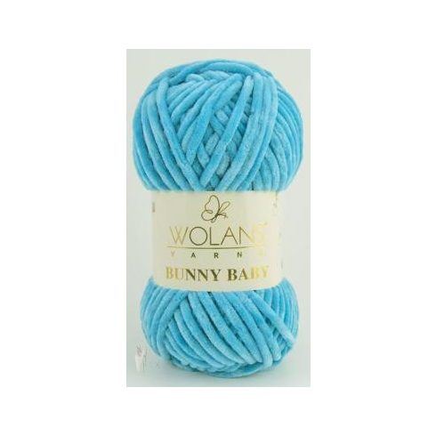 Wolans Yarns Bunny Baby 12 türkizkék