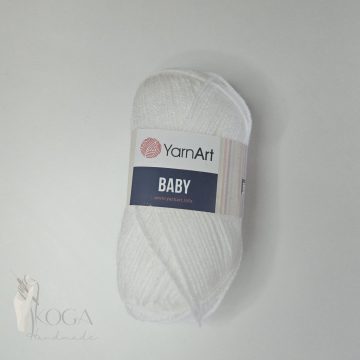 YarnArt Baby 501 fehér 