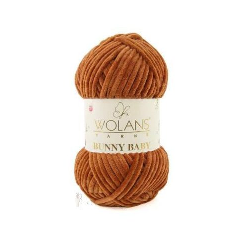 Wolans Yarns Bunny Baby 28 sötét zsemle