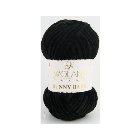 Wolans Yarns Bunny Baby 10 fekete