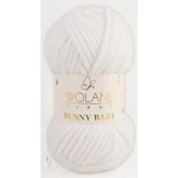 Wolans Yarns Bunny Baby 01 fehér