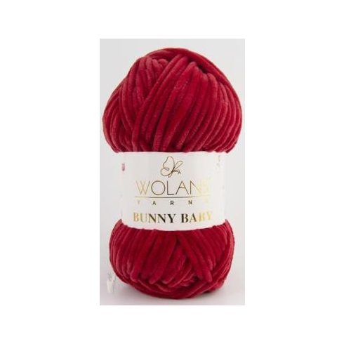 Wolans Yarns Bunny Baby 58 sötét piros